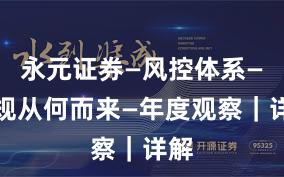 永元证券—风控体系—合规从何而来—年度观察｜详解