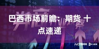 巴西市场前瞻：期货 十点速递