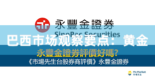 巴西市场观察要点：黄金