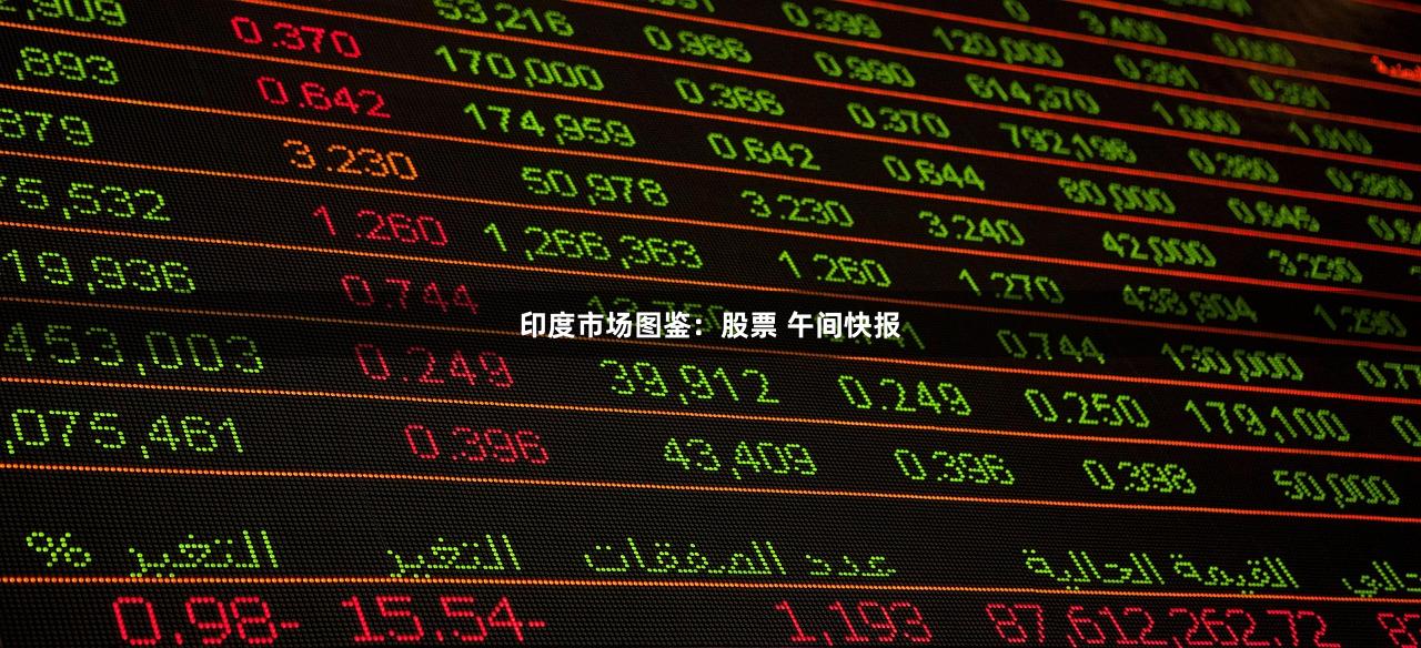 印度市场图鉴：股票 午间快报