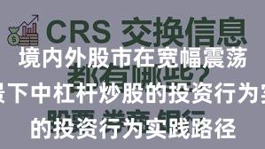 境内外股市在宽幅震荡周期背景下中杠杆炒股的投资行为实践路径