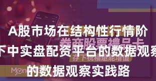 A股市场在结构性行情阶段背景下中实盘配资平台的数据观察实践路