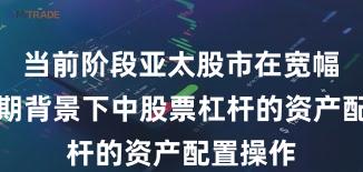 当前阶段亚太股市在宽幅震荡周期背景下中股票杠杆的资产配置操作